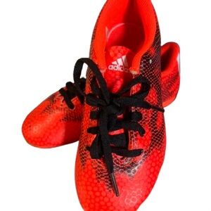 Adidas Kids Red Soccer Shoes sz us 1